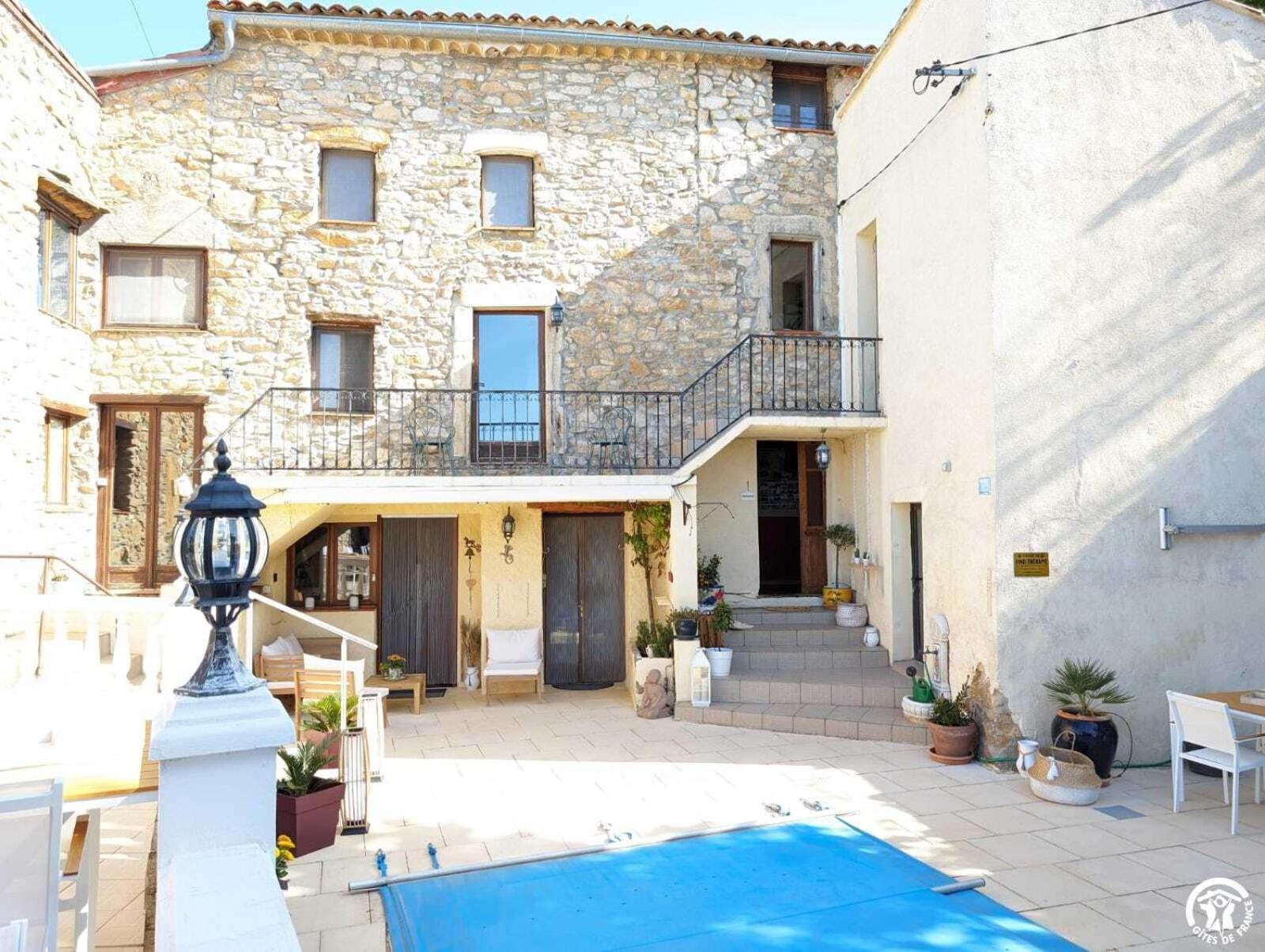 Bed and Breakfast La Maison Millesime La Caunette Exterior foto